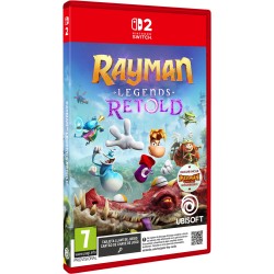PREVENTA RAYMAN LEGENDS RETOLD SWITCH2 TARJETA LLAVE DE JUEGO PARA NINTENDO SWITCH 2 VERSIÓN ESPAÑOLA GARANTIA EUROPEA WARRANTY